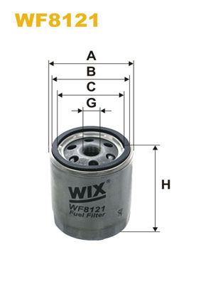 WIX FILTERS Топливный фильтр WF8121